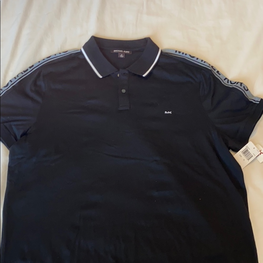 Michael Kors Black Golf Shirt